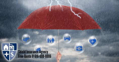 Nothing gives you coverage like an umbrella coverage. This applies to insurance too. Umbrella coverage policies provide an extra layer of protection. This extends beyond the coverage established in homeowners and auto insurance plans. When these limits have been reached, umbrella insurance kicks in. It's about preparing for the worst. Shield Insurance Agency understands this more than most. #Michigan #propertydamage #protection #protectsassets #shieldinsuranceagency #umbrellacoverage Umbrella Insurance, Insurance Agency, Insurance Agent, Insurance Policy, Homeowners Insurance, Auto Insurance, In Law Suite, Home Insurance, Get Better