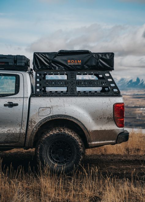 Ford Ranger Ideas, Truck Roof Rack, 2019 Ford Ranger, Bed Rack, Off Road Camping, Ford Ranger Raptor, Ford Ranger Truck, Vw Amarok, Ford Explorer Sport