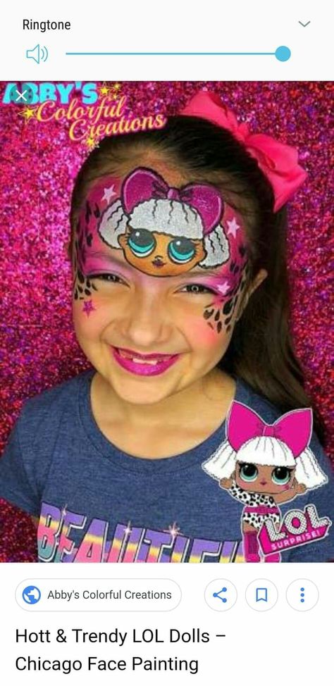 Lol doll face paint Lol Face Painting, Lol Doll Face Painting, Halloween Scary Face, Easter Face Paint, Black Face Paint, Doll Face Paint, Face Painting Tutorials, Drawing Tutorial Face, Halloween Makeup Scary