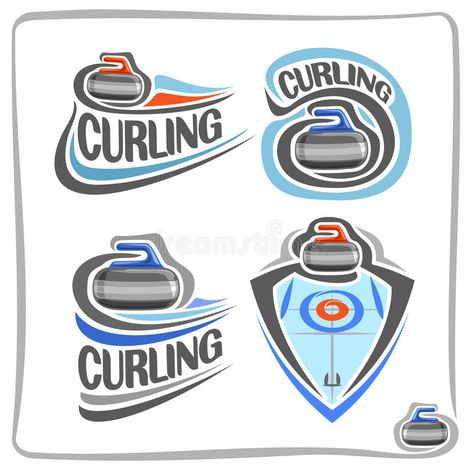 Vector abstract logo Curling Stone vector illustration Target Illustration, Logo For School, Burger Vector, Curling Stone, Baseball Vector, Boat Vector, Cocktails Vector, Ship Vector, Diamond Vector