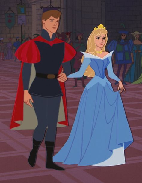 Prince Phillip and Princess Aurora Princess And Prince, Sleeping Beauty 1959, Foto Disney, Disney Princess Aurora, Disney Princesses And Princes, Prințese Disney, Beautiful Fairy, Disney Princes, Disney Sleeping Beauty