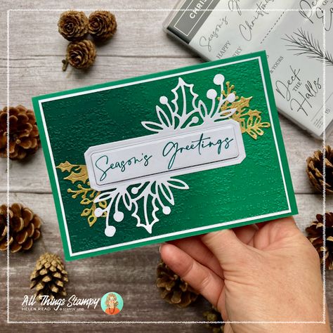 Stampin Up UK Christmas Classics card ideas October Mood Board, Christmas Cards Handmade Diy, Stampin Up Wedding Cards, Elegant Christmas Cards, Classic Christmas Cards, Papercraft Christmas Cards, October Mood, Christmas Cards 2017, Shaded Spruce