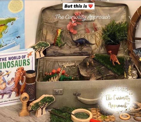 Dinosaur Cave, Curiosity Approach, Tuff Spot, Nursery Activities, Dinosaur Activities, The Art Of Storytelling, Outdoor Classroom, Small World Play, School Room