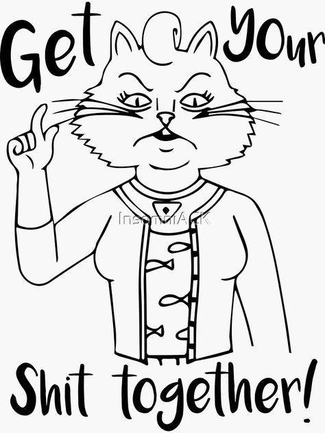 Princess Carolyn Wallpaper, Princess Carolyn Tattoo, Bojack Wallpaper, Meg Tattoo, Princess Carolyn, Outline Embroidery, Adventure Time Characters, Text Bubble, Black And White Stickers