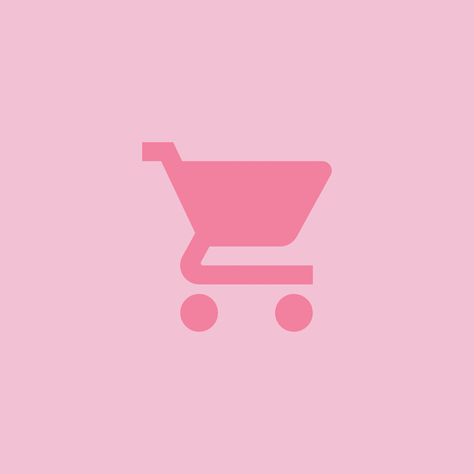 Pink Shopping Cart Icon, Pink Shopping Icon, Pink Shopping Cart, Iphone Decor, Pink Shopping, Shopping Cart Icon, Restaurant Icon, Ipad Ideas, Youtube Ideas