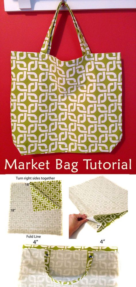 How To Make Shopping Bags Fabrics, Simple Grocery Bag Pattern, Canvas Shopping Bag Pattern, Grocery Bag Patterns To Sew, Pattern For Shopping Bag, How To Sew A Shopping Bag, Fabric Market Bags, Homemade Grocery Bags, Sewing Market Bag