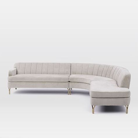 West Elm Sectional, New House Construction, Luxury Sofa Design, Sofa Corner, Living Room Sofa Set, Modern Sofa Designs, Home Decor Colors, Living Room Sofa Design, Simple Furniture