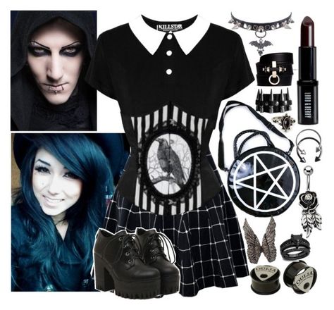 White Inspired Outfits, Kill Star, Chris Motionless, Vinyl Bag, Motionless In White, Elastic Waist Skirt, Coffee Date, Inspired Outfits, Dark Fashion