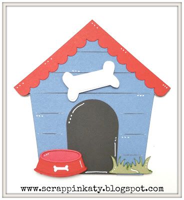 Cute Dog Drawing, House Cartoon, Paper Dogs, 3d Dog, Silhouette Cards, Disney Dogs, Scrapbooking Cards, Dog Years, House Illustration