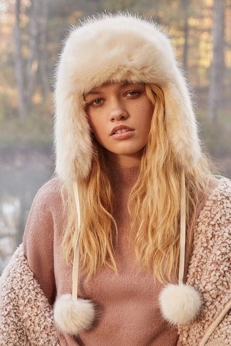 Urban Outfitters Fuzzy Faux Fur Trapper Hat #winter #Hat #affiliate White Baseball Hat, Ny Hat, Fur Trapper Hat, Fur Trapper, Corduroy Bucket Hat, Faux Fur Hat, Urban Outfitters Accessories, Trapper Hat, Trapper Hats