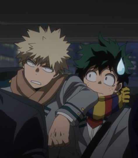 anime; my hero academia characters; bakugou katsuki, midoriya izuku Boku No Hero Academia Funny, Anime Baby, My Hero Academia Episodes, Hero Academia Characters, Anime Ships, Anime Couples Drawings, My Hero Academia Manga, Funny Anime Pics, Izuku Midoriya