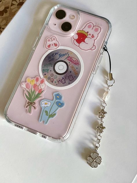 Clear Phone Case Design, Diy Phone Case Design, Kpop Phone Cases, Creative Iphone Case, Pink Phone, Iphone Case Stickers, Diy Iphone Case, Iphone Obsession, Collage Phone Case