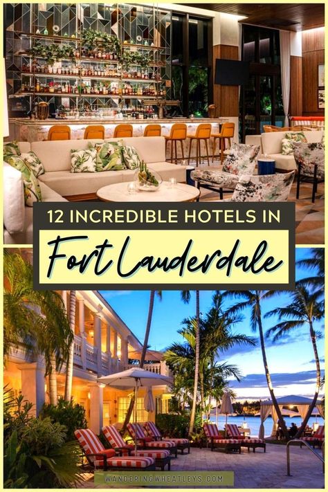 Las Olas Fort Lauderdale, Best Beach Destinations, Fort Lauderdale Hotels, Riverside Hotel, Ocean Resort, Fort Lauderdale Beach, Beach Destinations, Beachfront Hotels, Boundary Walls