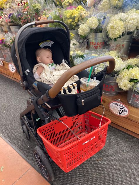 Stroller Storage Ideas, Stroller Organization For Disney, Stroller Organization, Stroller Aesthetic, Baby Cart Hammock, Wagon Hacks, Grocery Shopping With Stroller, Baby Inventions, Baby Caddy Organizer Cart