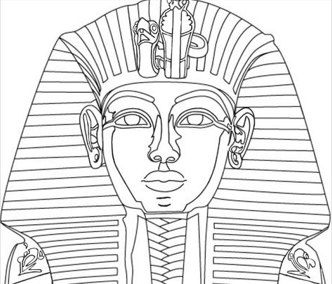 Drawing Tut, Howard Carter, Egyptian Pharaoh, Egyptian Pharaohs, King Tut, Eps Vector, Graphic Design Art, Art Forms, Paper Dolls