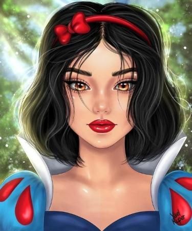 Disney Kızları, Snow White Art, Disney Princess Anime, Disney Cute, Snow White Disney, Disney Princess Modern, Dark Disney, Disney Princess Images, Disney Princess Drawings