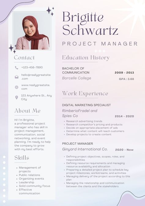 Get inspired by the best project manager resume designs. Find helpful tips and tricks to create your own eye-catching resume. Get the perfect look that stands out from the competition and showcases your skills, experience, and accomplishments. Resume Design Ideas, Basic Resume Examples, Resume Profile, Project Manager Resume, Personal Resume, Best Resume Format, Basic Resume, Best Project, Manager Resume