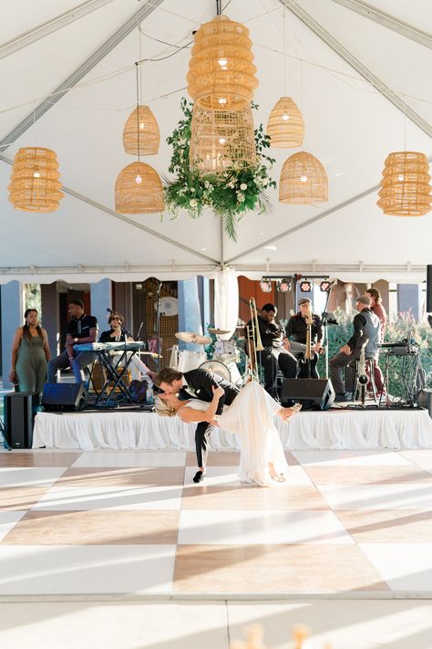 Wedding Decor Dance Floor, Checkerboard Wedding Floor, Brown And White Checkered Dance Floor, Wood And White Checkered Dance Floor, Brown And White Dance Floor, Checkerboard Dance Floor Wedding, Vinyl Dance Floor Wedding, Wedding Dance Floor Decorations, Checkered Dance Floor Wedding