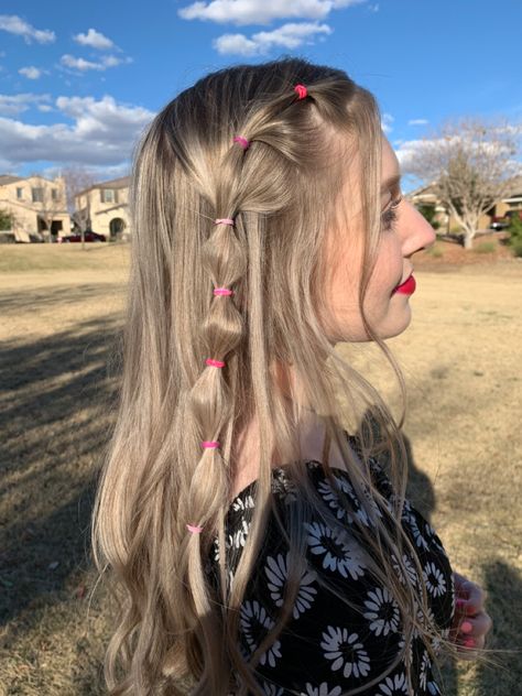 Bubble Braid Bangs, Cute Bubble Braids, Braid Bangs, Bangs Hairstyle, Bubble Braid, Braided Bangs, Boho Look, Bangs, Braids