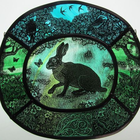 Tamsin Abbott, Making Stained Glass, Animal Magic, English Antiques, Glass Artwork, Art Style Inspiration, Art Historian, Through The Looking Glass, Stained Glass Art