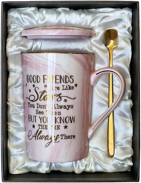 Friends Female, Hadiah Valentine, Valentines Day Gifts For Friends, Gifts For Women Birthday, Women Birthday Gifts, Valentines Gift Bags, Gifts For Female Friends, Gifts For Best Friend, Coffee Mug Gifts