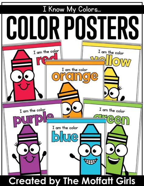 Color Word Posters FREEBIE.pdf Color Posters For Classroom Free, Color Posters For Classroom, Color Words Poster, Bright Classroom, English Classroom Decor, Posters For Classroom, English Classroom, Poster Colour, Posters Printable