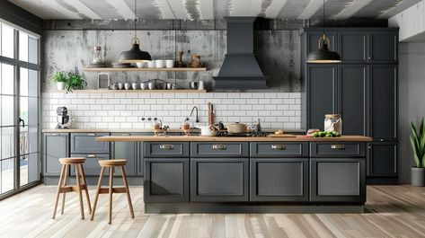 (2024) Farmhouse Grey Kitchen Cabinets Design Ideas and Tips Farmhouse Grey Kitchen, Kitchen Cabinets Design Ideas, Kitchen Cabinets Materials, Cabinets Design Ideas, Modern White Kitchen Cabinets, Kitchen Cabinets Design, Modern Wood Kitchen, Modern Grey Kitchen, Luxury Kitchen Cabinets