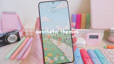 Wedding Core, Samsung Themes, Becky Higgins, Galaxy Theme, Pocket Scrapbooking, Yt Channel, Themes Free, Homescreen Layout, Cool Themes