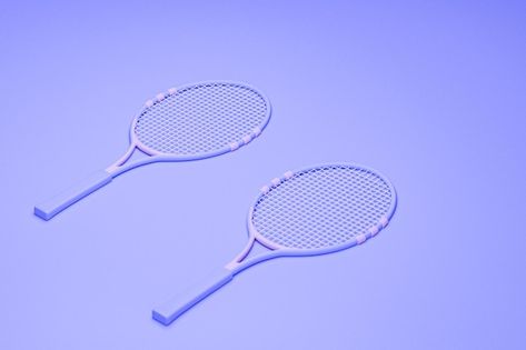 Tennis Background, Coral Background, Pastel Purple, 3d Render, Vector Photo, Tennis Racket, Premium Photo, Tennis, Coral