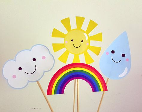 Rainbow Centerpieces, Rainbow Party Centerpiece, Rainbow Birthday Centerpiece, Rainbow Baby Shower, Rainbow Photo Props Rainbow Centerpieces, Photobooth Diy, Weather Party, Birthday Photobooth, Rainbow Centerpiece, Birthday Party Rainbow, Rainbow Promise, Birthday Centerpiece, Rainbow Theme Party