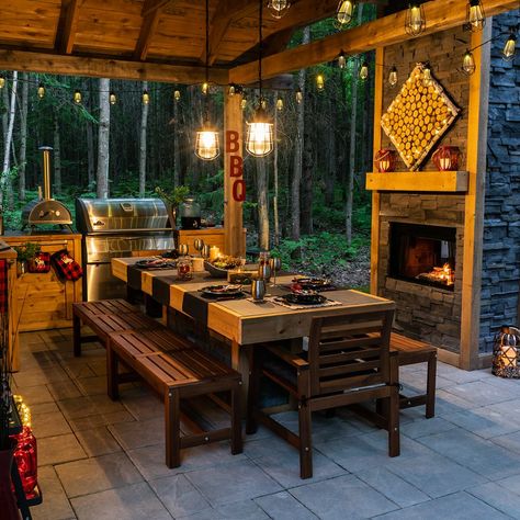 Communal Kitchen, Outdoor Kitchen Decor, Outdoor Kitchen Design, Outdoor Kitchen, Kitchen Design, Kitchen Decor, Patio, Outdoor Decor, Quick Saves