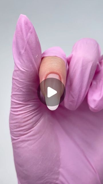 How To File Oval Nails Shape, How To Shape Almond Nails Step By Step, Nail Education, Almond Shape Nails, Almond Nail, Almond Shape, Nail Plate, Follow My Page, Straight Line