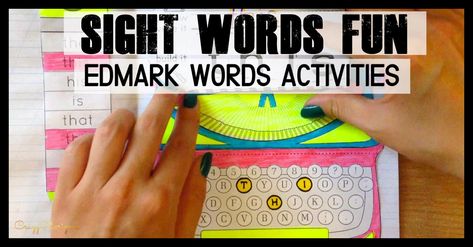 Edmark Reading Program, Sight Word Fun, Rainbow Writing, Sight Word Activities, High Frequency Words, Word Find, Reading Program, Word Activities, Interactive Notebooks