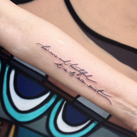 Exist Tattoo, Oasis Tattoo, How Beautiful, Tattoo Quotes, Oasis, Tattoo Designs, Tumblr, Media, Tattoos