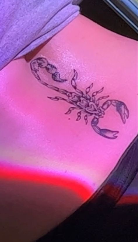 Lower Back Scorpio Tattoo, Scorpio Butterfly Tattoo, Scorpio Tattoo On Back, Scorpio Tramp Stamp, Scorpio Spine Tattoo, Scorpio Back Tattoo, Scorpion Tattoo Back, Scorpion Tramp Stamp, Scorpion Back Tattoo