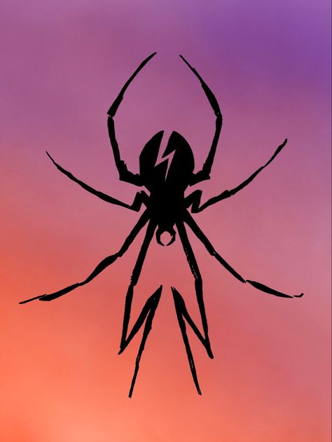 My Chemical Romance Spider, Danger Days Tattoo, Mcr Spider, Danger Days Spider, My Chemical Romance Danger Days, Mcr Tattoo, Romance Wallpaper, Jean Embroidery, My Chemical Romance Wallpaper