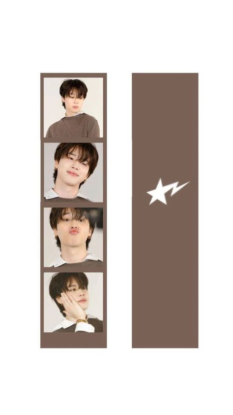 (not mine!) Jimin Bookmark, Bts School, Photocards Bts, Bts Season Greeting, Jimin's Abs, Kpop Diy, Paper Toys Template, Pop Stickers, Origami Paper Art