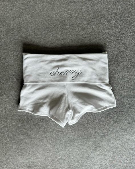 so excited to drop our very first branded micro shorts <3 Clothing Brands To Shop At, Micro Shorts Outfit, Preachers Daughter, White Cargo Shorts, Shorts Aesthetic, Micro Shorts, Glam Photoshoot, Shoes Outfit Fashion, Aesthetic Moodboard