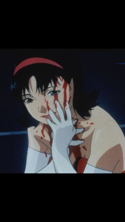 Satoshi Kon, Spike Spiegel, Blue Tattoo, Perfect Blue, Blue Anime, Horror Icons, Christopher Nolan, Old Anime, Cowboy Bebop