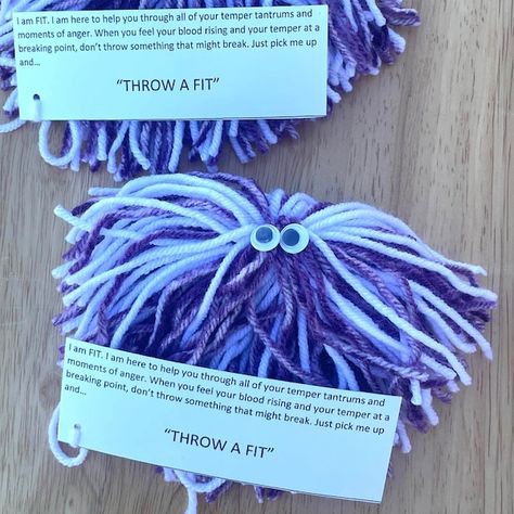 Throw a Fit Doll - Etsy Australia Throw A Fit Yarn Doll, Gag Gift Ideas, Sunshine Committee, Christmas Purple, Purple Throw, Gag Gifts Christmas, Secret Sister, Eye Gift, Gag Gifts Funny