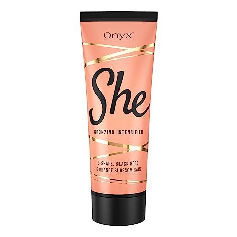 Onyx She Tanning Lotion for Tanning Beds - Tan Accelerator for Outdoor Sun with Bronzer - Bronzing Intensifier & Tan Maximizer for Fair Skin - Tattoo Protection & Ink Care Formula - Skin Moisturizer & Anti Aging Bronzing Tanning Lotion for Women Sunbed Tanning, Indoor Tanning Lotion, Tanning Bed Lotion, Tanning Beds, Tan Accelerator, How To Tan Faster, Everyday Skincare, Tanning Cream, Indoor Tanning