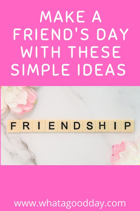 We all have days when we need a little added joy, right? When our spirits need a lift, often we turn to our friends. Make a friend’s day by trying out one of these simple ideas. Be that friend who always has the knack of knowing when someone’s day needs a random act of kindness. Here are five easy ideas to inspire you! Friendship Celebration Ideas, Friendship Day Celebration Ideas, National Friendship Day, Take A Meal, Make A Friend, Random Act Of Kindness, Best Peanut Butter Cookies, The Knack, Fun Mail