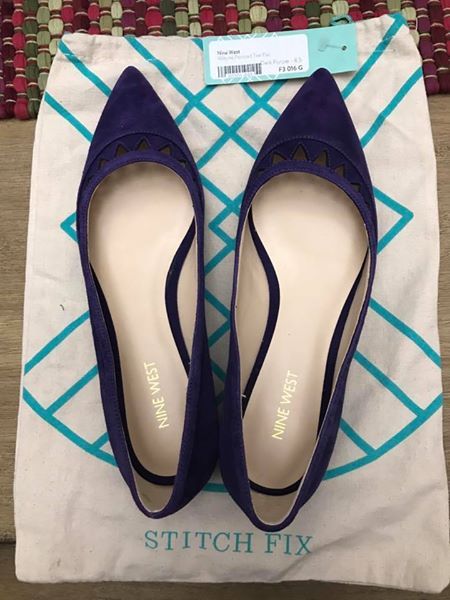 NINE WEST Alleyne Pointed Toe Flat from Stitch Fix. https://www.stitchfix.com/referral/4292370 Colored Shoes, Navy Flats, Stitch Fit, Work Shoe, Thigh High Boots Heels, Stitch Fix Outfits, Cute Flats, Stitch Fix Stylist, Point Shoes