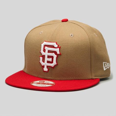 Niners/SF Giants New Era Snapback Streetwear Caps, Mad Hat, Dope Hats, New Era Snapback, Nba Hats, New Era Hats, New Era Fitted, Sf Giants, Street Culture