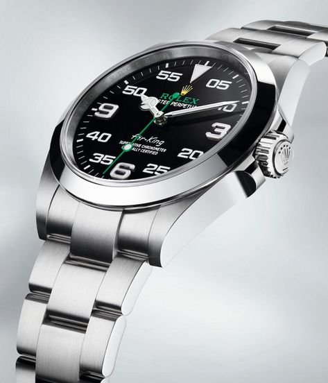 Rolex draws on its aviation history with the new Oyster Perpetual Air-King Watches 2022, Air King, New Rolex, Rolex Air King, Rolex Oyster Perpetual, Rolex Oyster, Oyster Perpetual, Beautiful Watches, Luxury Beauty