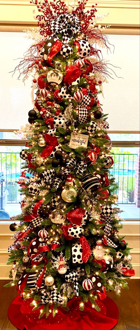 Mckenzie Childs Christmas Decor, Mackenzie Childs Christmas Tree Ideas, Christmas Circus Decorations, Mckenzie Childs Christmas Trees, Mckenzie Childs Christmas Tree, Christmas Decoration 2023/2024, Mckenzie Childs Inspired Christmas Tree, Mackenzie Childs Diy Christmas, Harlequin Christmas Decor