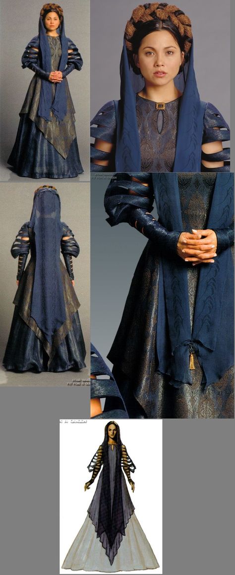 Star Wars Padawan Outfit, Star Wars Slave Outfit, Star Wars Formal Wear, Star Wars Clothing Aesthetic, Star Wars Outfit Design, Star Wars Senator Outfit, Star Wars Handmaiden, Star Wars Clothes Character Design, Star Wars Outfits Character Design