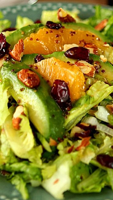 Avocado and Orange Chopped Salad with Orange Honey Mustard Dressing Mmm #paleo #avocado ideas and recipes!! Orange Honey, Honey Mustard Dressing, Orange Salad, Mustard Dressing, Chopped Salad, Avocado Recipes, Salad Bar, Spaghetti Squash, Honey Mustard