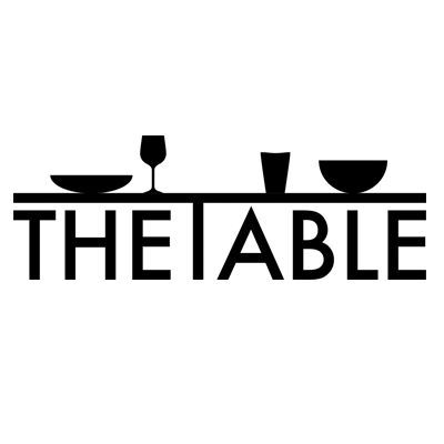 Cafeteria Table, Logo Design Negative Space, From Farm To Table, Mountain Farm, Negative Space Logos, Mountain Logos, Furniture Logo, Logo Restaurant, At The Table