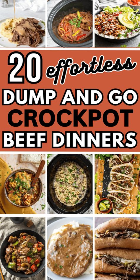 Easy crockpot beef recipes! Dump and go crockpot dinners beef, crock pot dump meals beef, dump recipes dinner crock pots, crockpot dump and go recipes, budget crockpot meals, slow cooker dump meals beef, easy dump crockpot meals families, all day crockpot meals dinners, easy crockpot recipes 8-10 hours, crockpot freezer dump meals kid friendly, cheap kid friendly crockpot meals, slow cooker dinner recipes for family, ground beef crockpot recipes slow cooker easy dinners, crock pot meat recipes. Beef Crockpot Dump Meals, Crockpot Dump Recipes Ground Beef, Dump And Go Crockpot Dinners Easy Cheap, Ground Meat Crockpot Recipes, Crockpot Recipes With Beef, All Day Crockpot Meals, Slow Cooker Dump Recipes, Dump Crockpot, Dump And Go Crockpot Dinners